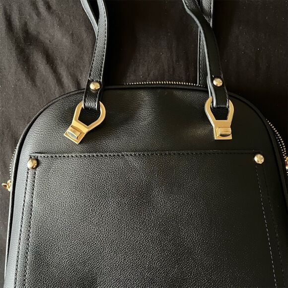 Miztique The Daisy Women's Convertible Backpack Purse Black Casual - Picture 5 of 8